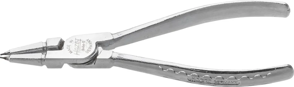 Pince circlips Hazet 1846A-0 robuste en acier forgé et pointes droites