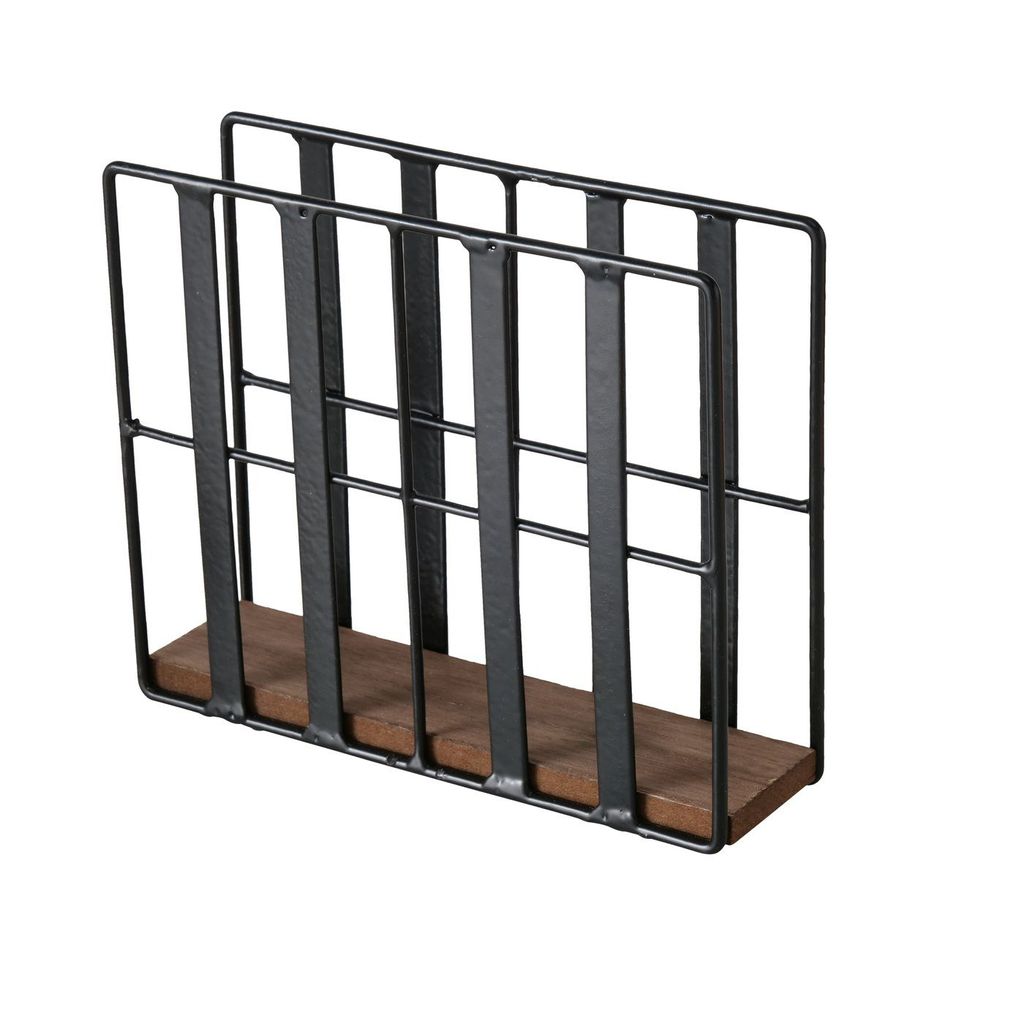 Mud Pie Serviettenhalter Mit Goldfarbenem Rand – 20,3 X 20,3 Cm, Marmoriert, Mit Metallgewicht