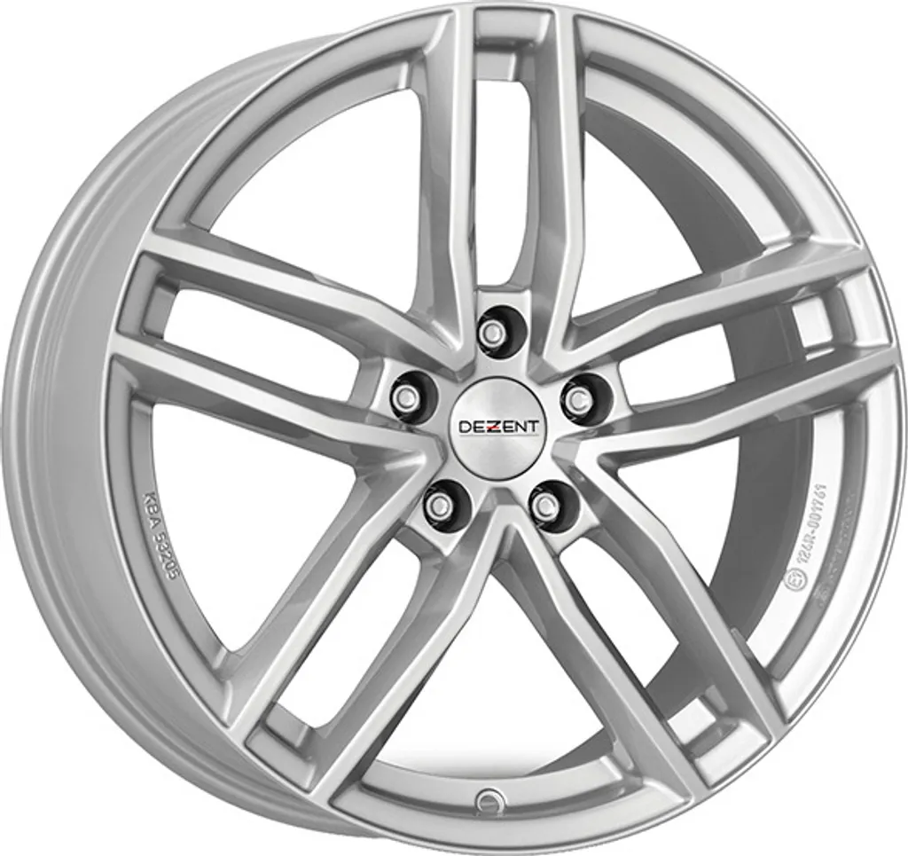 Jante alu 16 pouces DEZENT TR argentée compatible 5x100 et déport 47