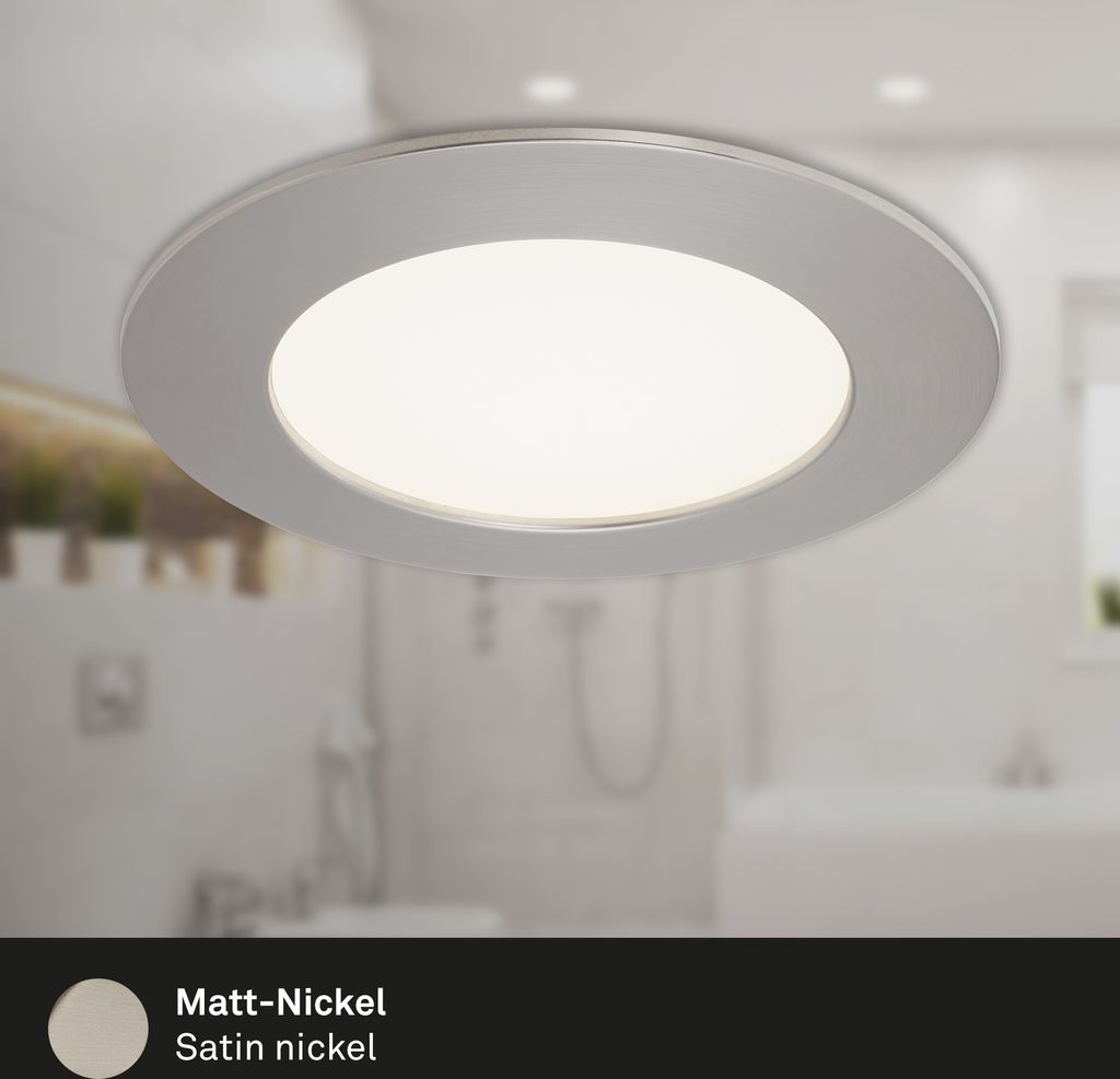 LED vestavné svítidlo BRILONER LEUCHTEN FLAT IN, 8 W, 800 Obrázek produktu 3