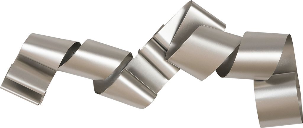 Casablanca by Gilde Wandobjekt Twist champagnerfarben H. 28 cm, 69863