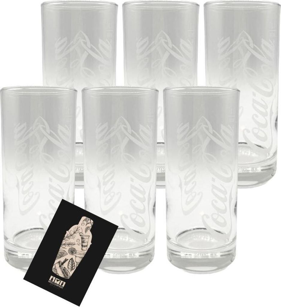 Coca-Cola Longdrink Gläser 6er-Set - 0,2L geeicht Produktbild 