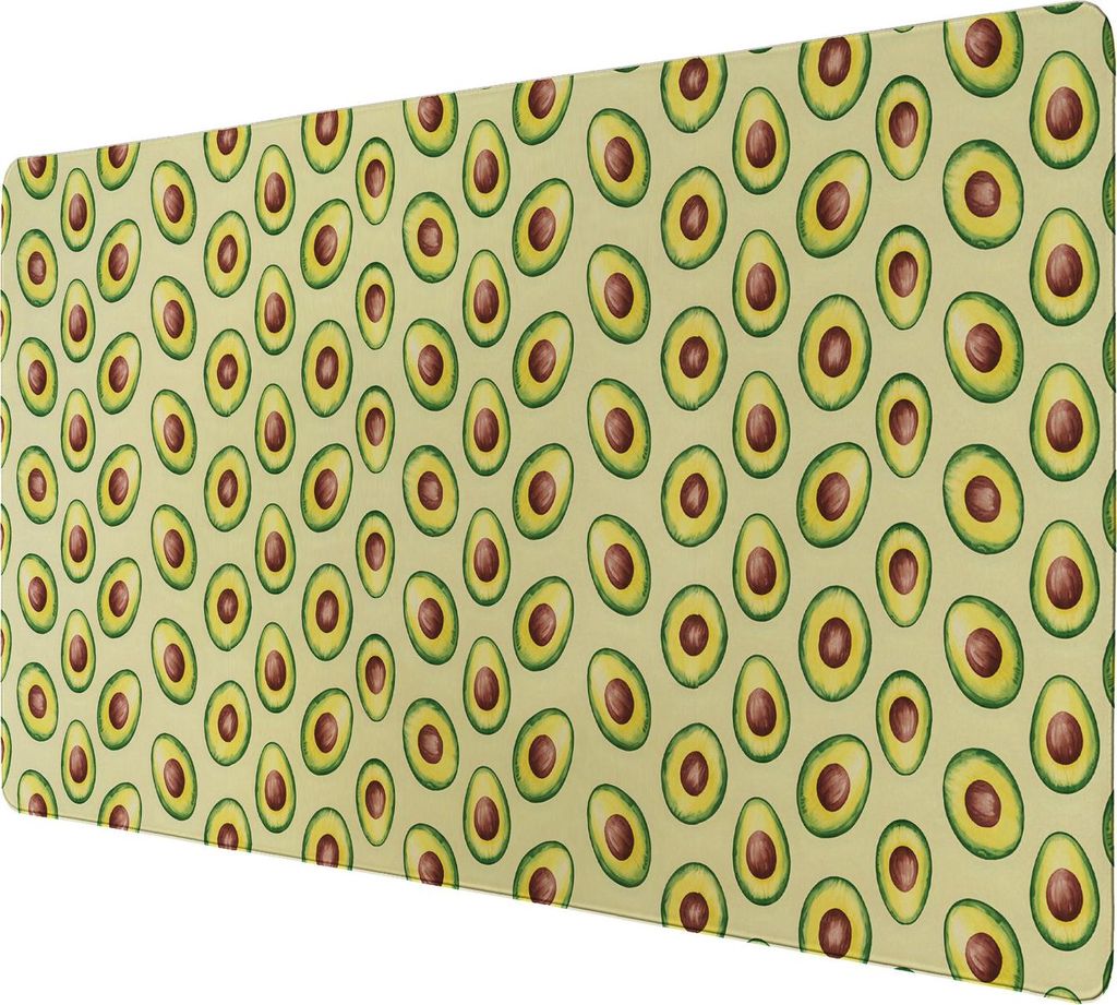 Avocado Schreibtischunterlage 89x40cm XXL Mauspad für Superfood-Liebhaber