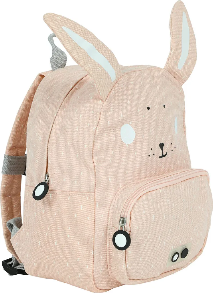 Trixie Backpack Mrs Rabbit Blanc - Sac à Dos Enfant Lapin de Qualité - 3