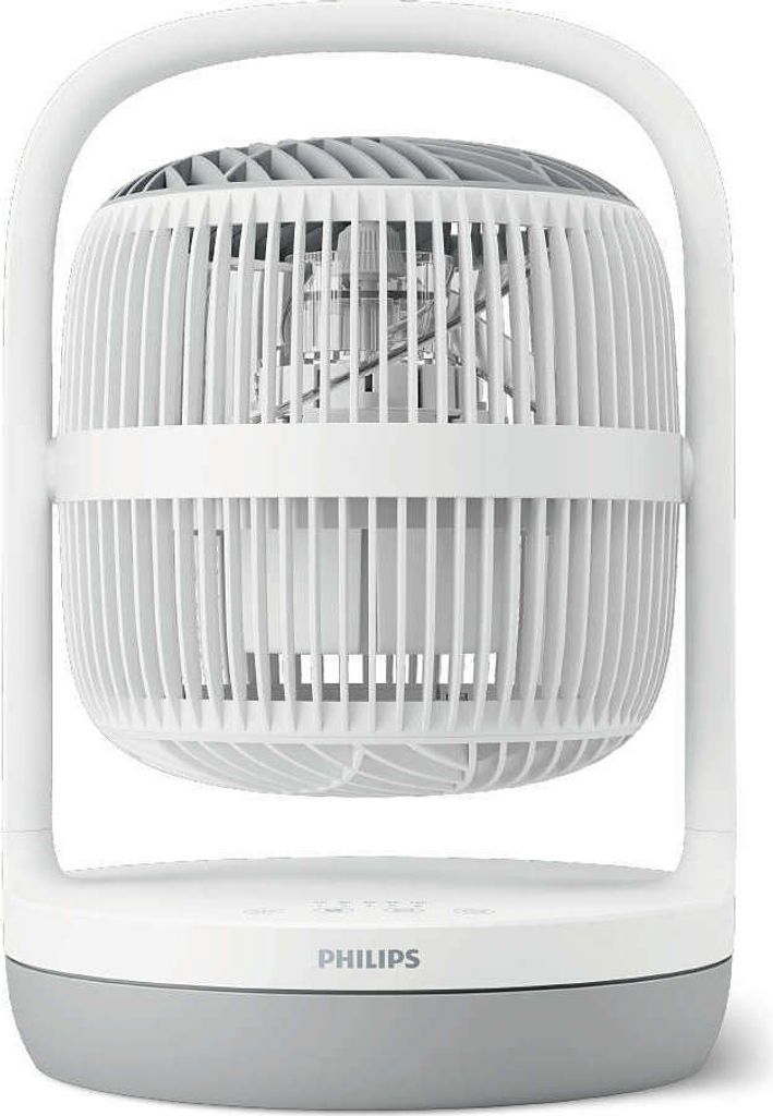 Stolní ventilátor Philips, 3 režimy, bílý a šedý Obrázek produktu 