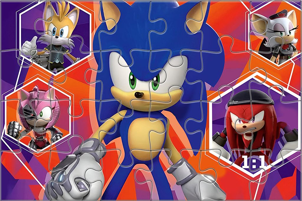Ravensburger, 24-teiliges Puzzle mit dem Thema Sonic Prime Produktbild 