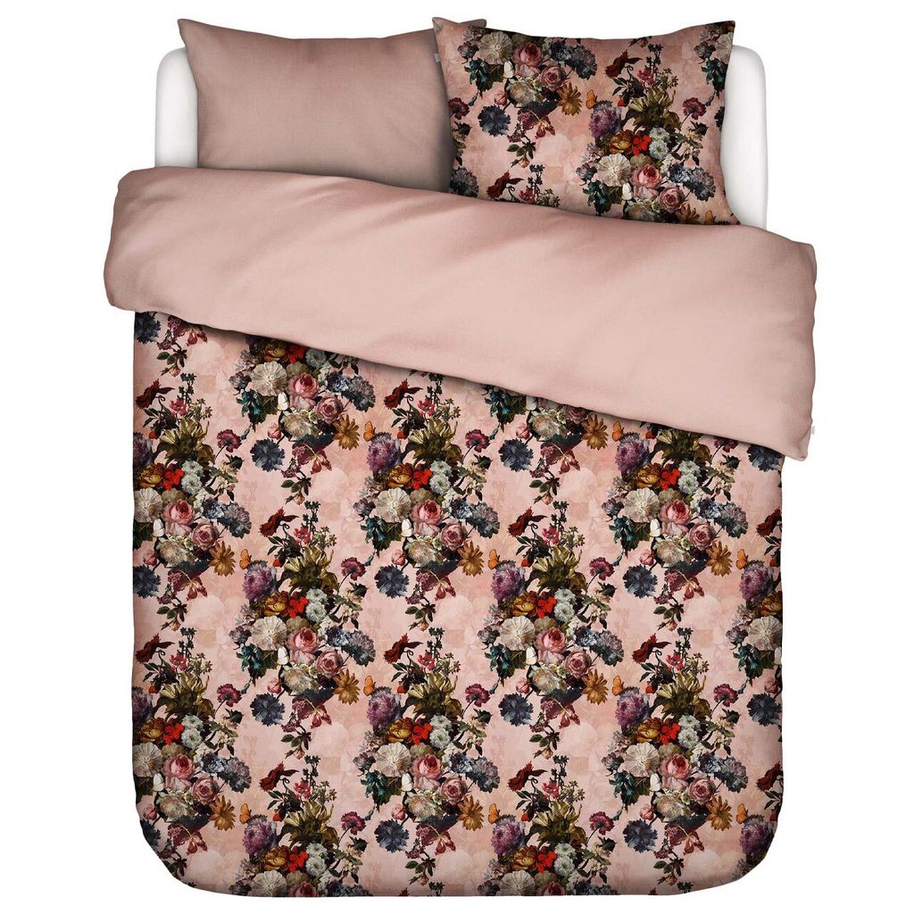 Essenza Satin Bettwäsche-Garnitur Karli Farbe Darling pink Größe 135x200+80x80