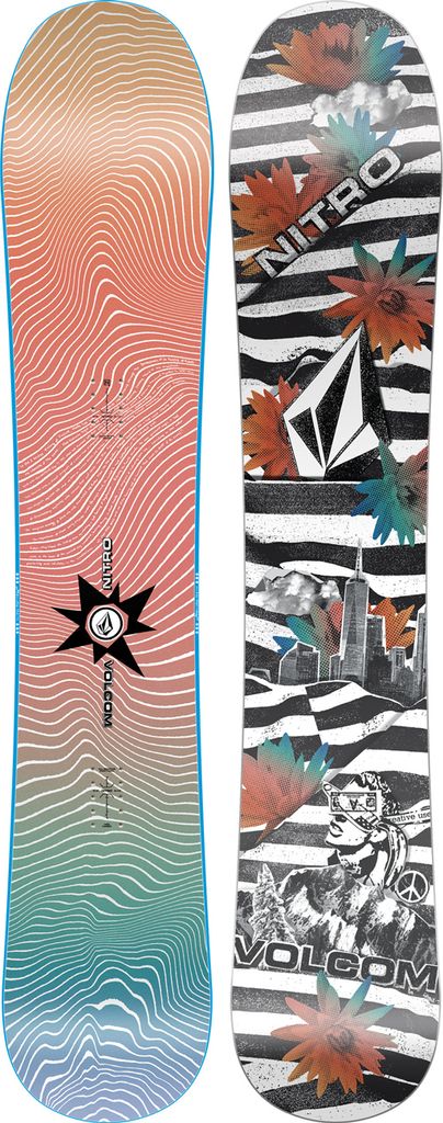 Nitro Herren All Mountain Snowboard ALTERNATOR x VOLCOM, Größe:160, Farben:board