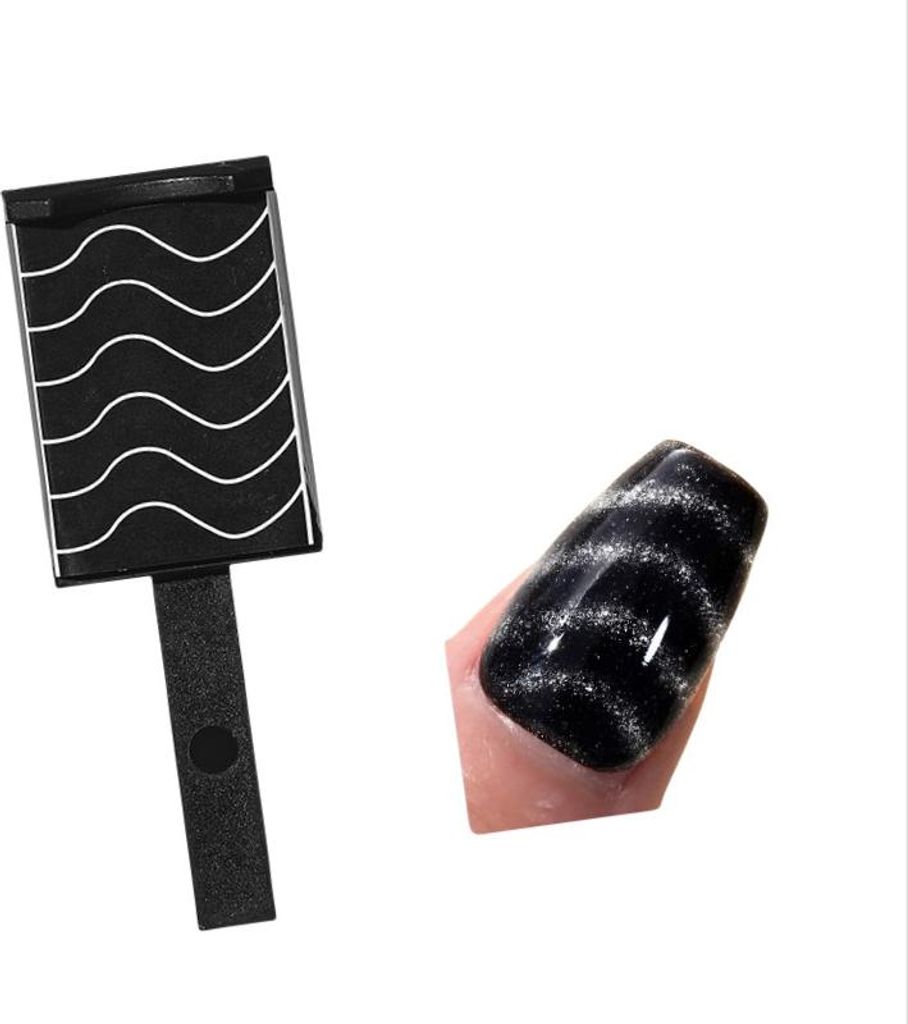 INF 5er Set Nageldesign Stempel mit Wellenmuster für professionelle Looks Modell 6
