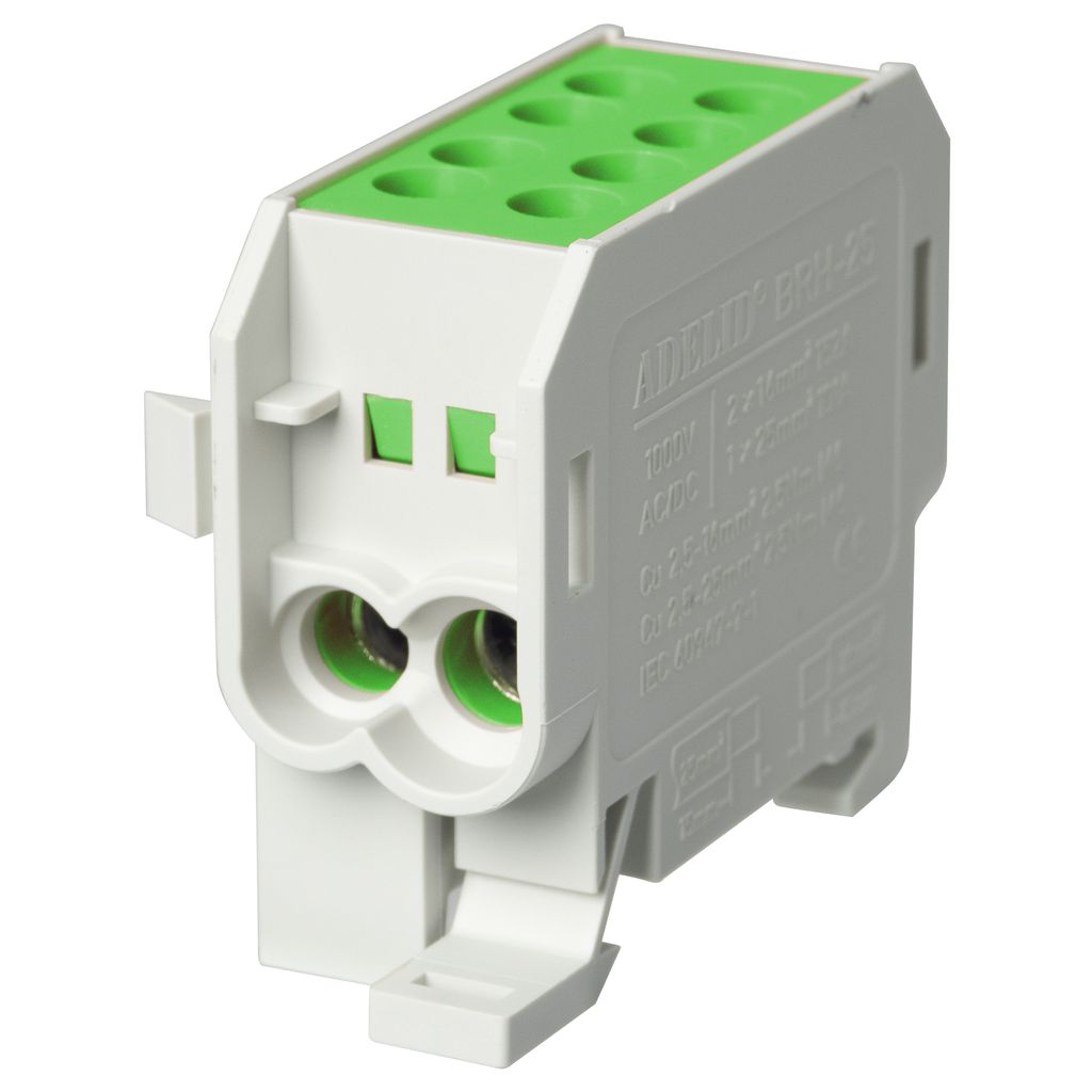 HLAK 35mm² 1/2 Grün Hauptleitungsklemme Abzweigklemme Klemmblöcke Verteilerklemme