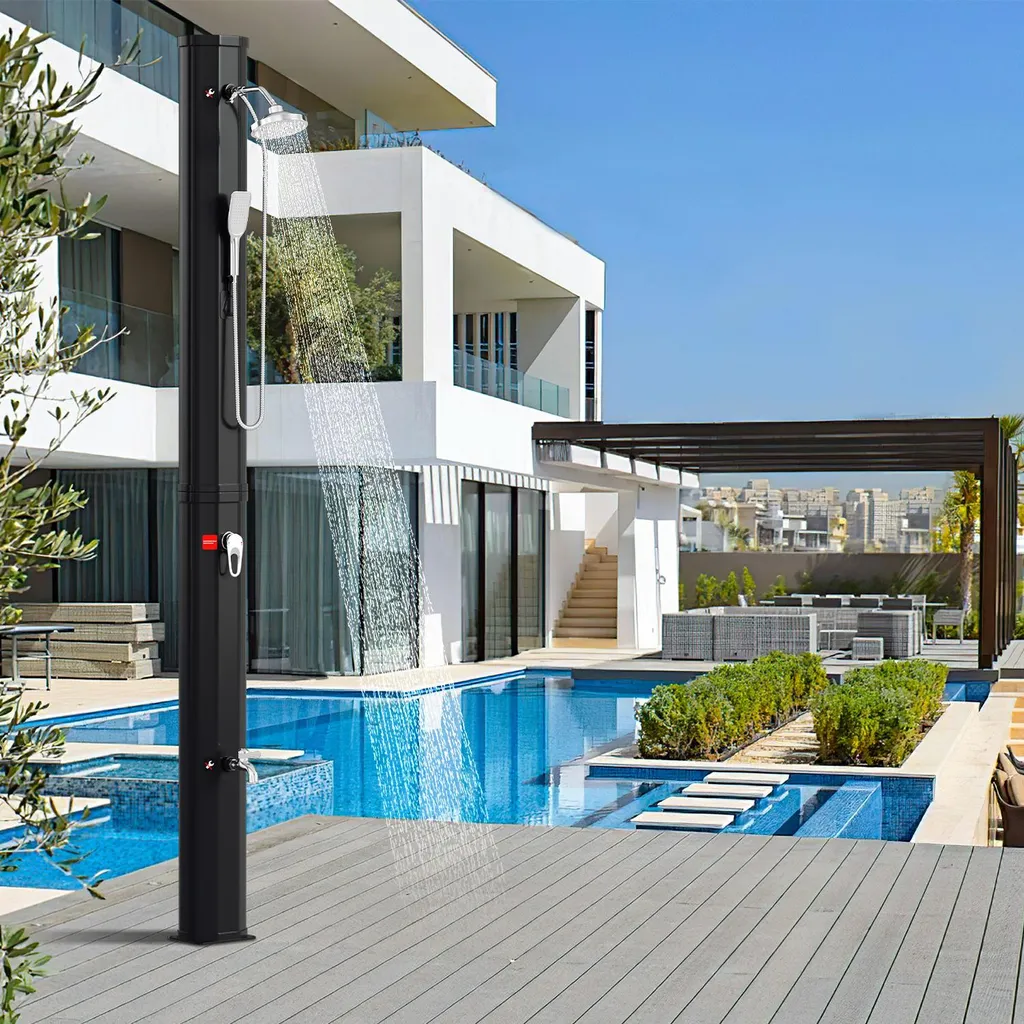 Doccia Solare Izrielar 40L per Giardino e Piscina con Doccetta