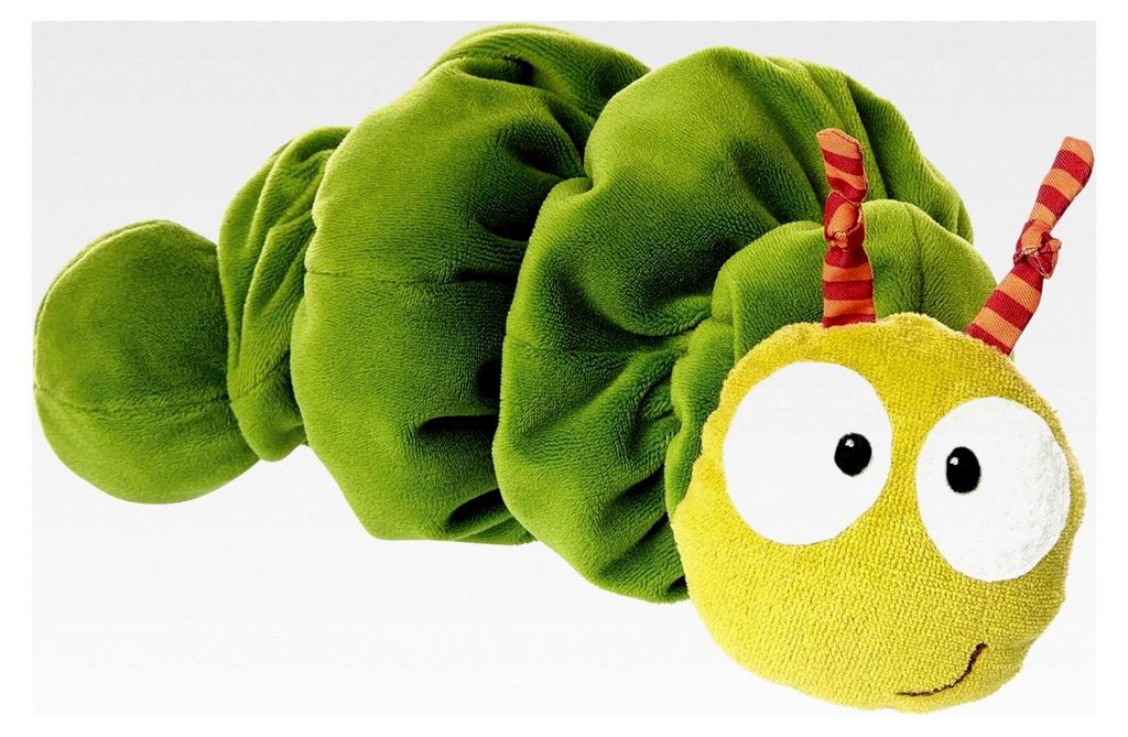 Rattelraupe Baby Activity Spielzeug für Mädchen und Jungen ab 3 Monaten, grün
