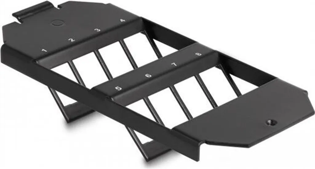 DELOCK 86259 Support Keystone 8 Ports pour Boîtier de Sol en Acier Inox