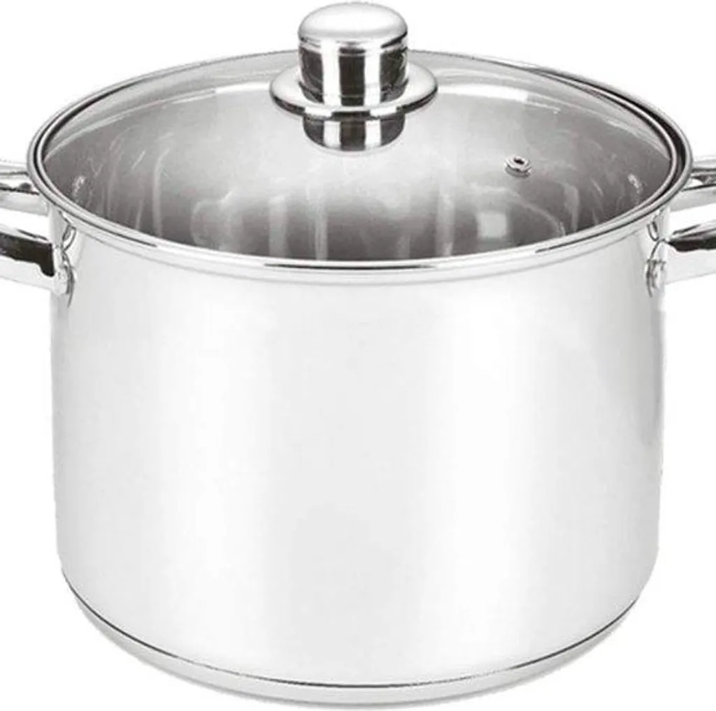 Poêle à frire à induction 8L en acier inoxydable pour cuisine familiale