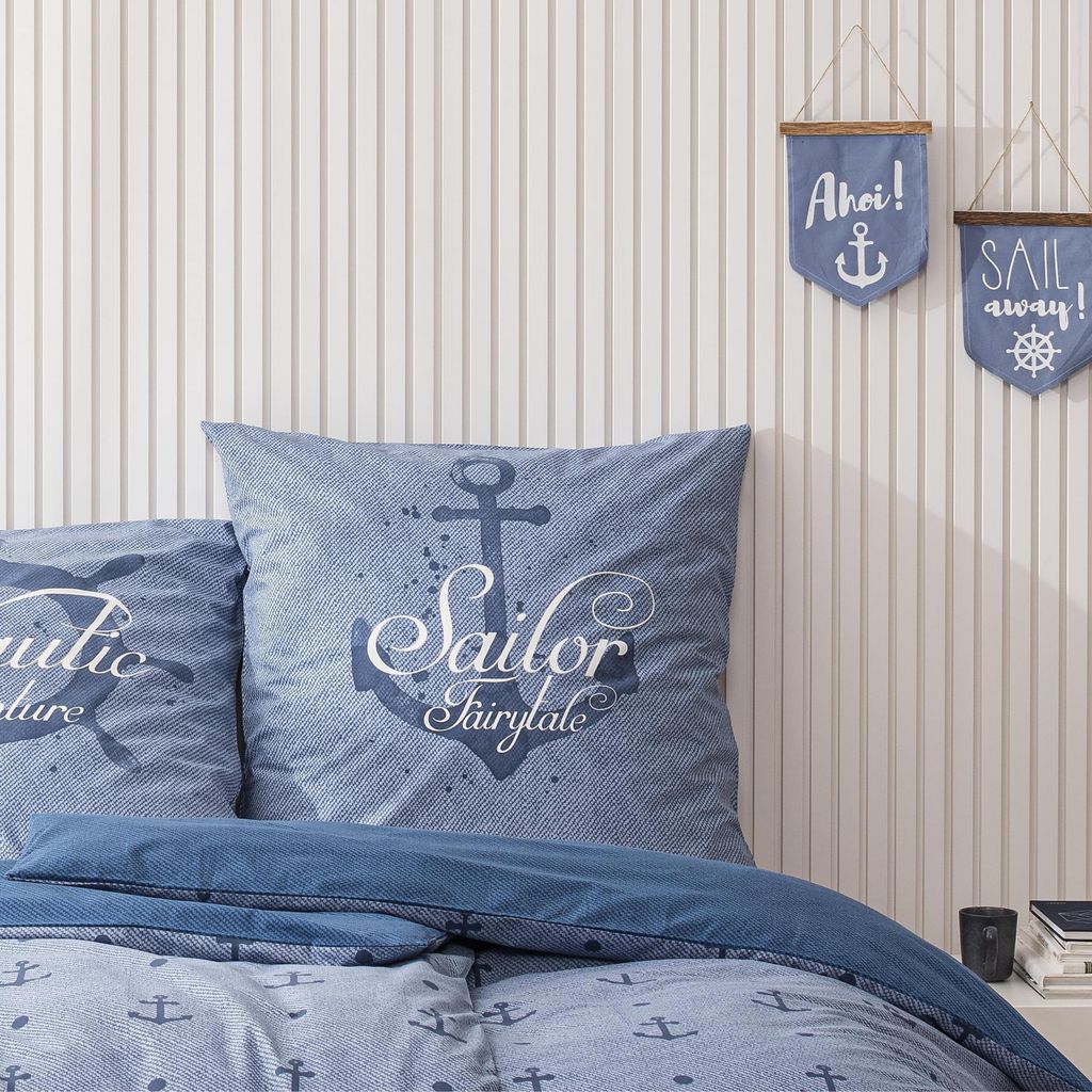 Anker Renforce-Bettwäsche 80x80 + 135x200 cm · 2-teilig · Produktbild 5