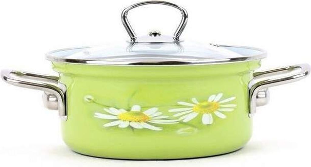 bELIS DAISY 24cm 4,5l Stielkasserolle mit Glasdeckel