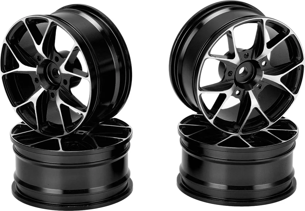 Jantes RC 1/10 en Alu pour Voiture de Sport Plate Haute Résistance