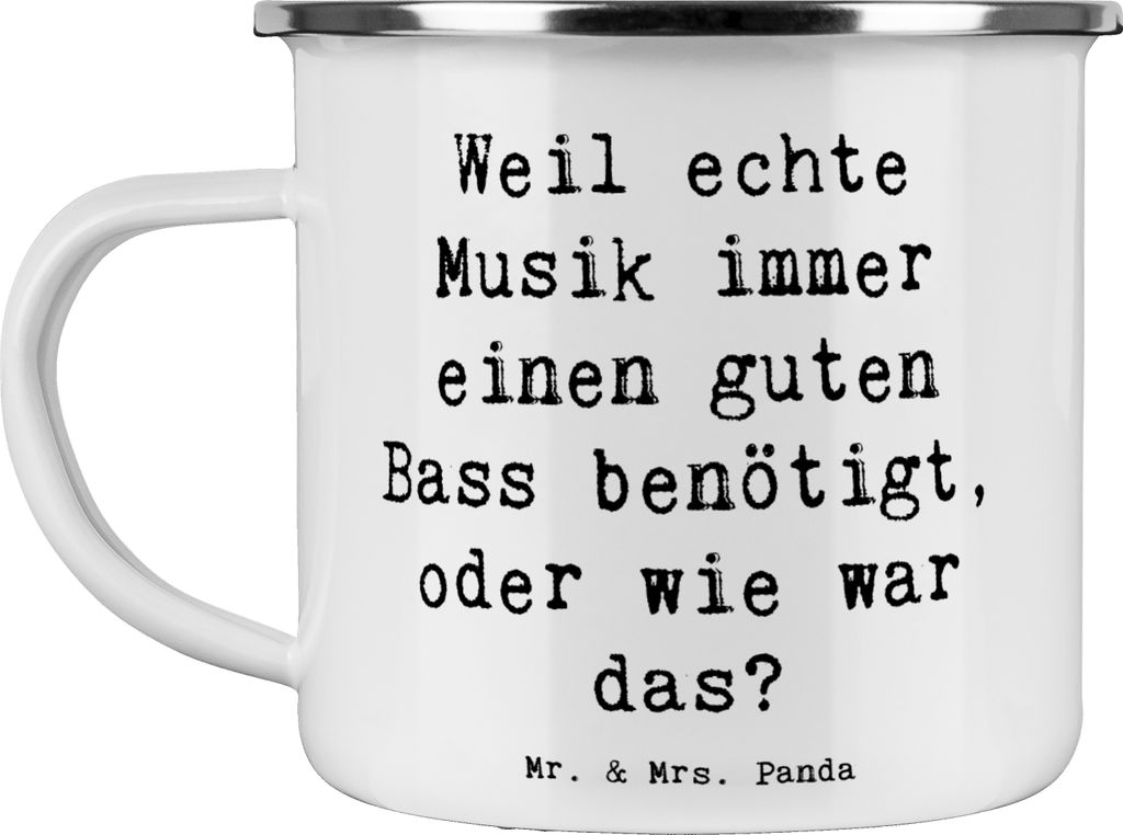 Mr. & Mrs. Panda Teetasse Spruch Schlagzeug Basswunder - Weiß - Geschenk, Schlagzeuger, Instrument, Musiker, becher emaille, Präsenz, Tasse, Teeb...