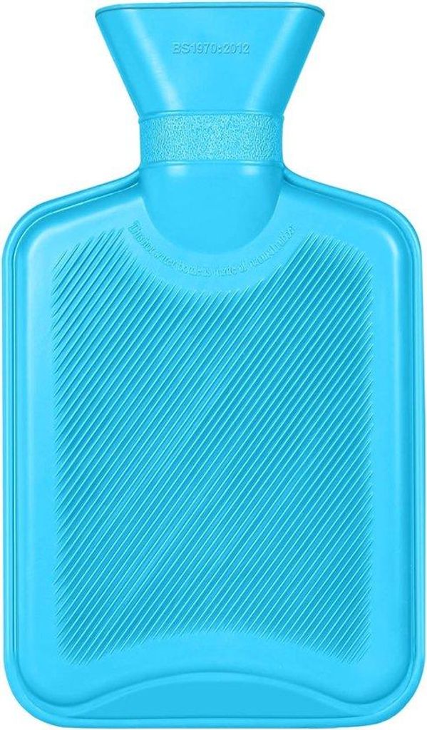 Kinder-Warmwaterkruik 1L, thermoplastisch, sicher, natuurrubber
