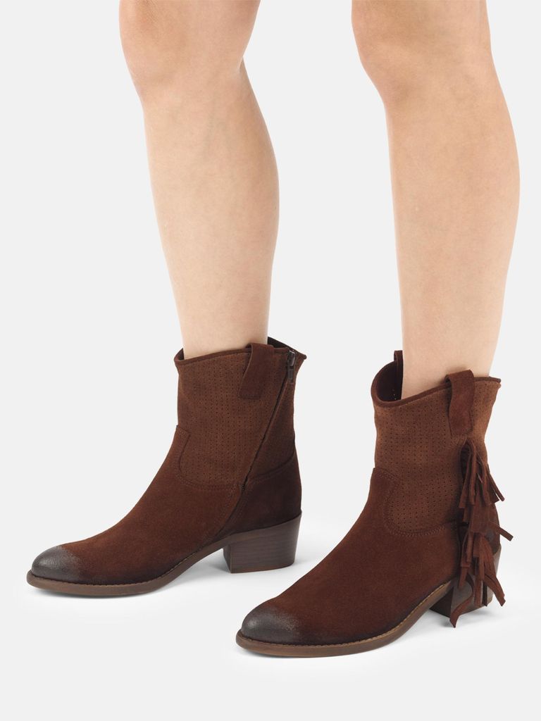 FELMINI Stiefelette Stiefelette Veloursleder