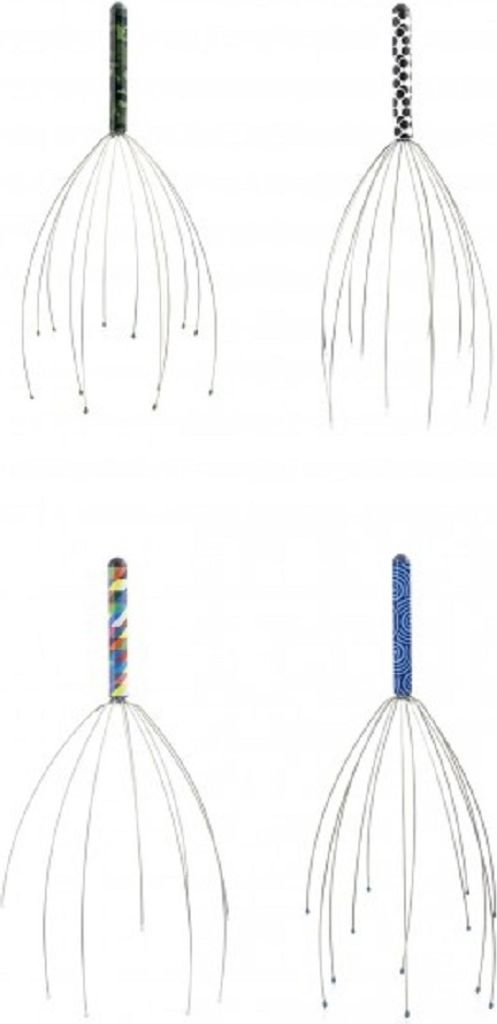 Kopfmassage, Design by Kikkerland, Massagestab, Massagespinne, Entspannung AR33-A