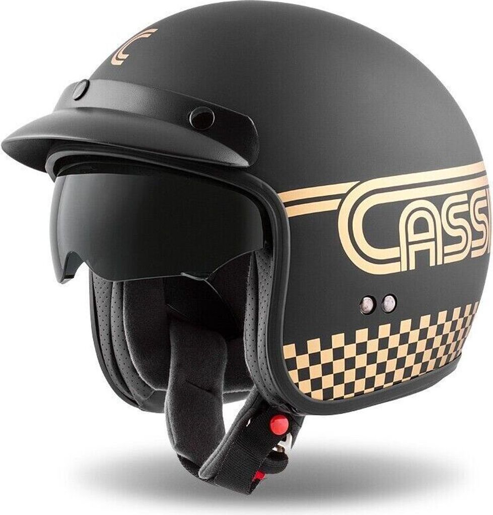 oxygen Rondo Helm, CASSIDA (schwarz matt/gold, Größe XS)