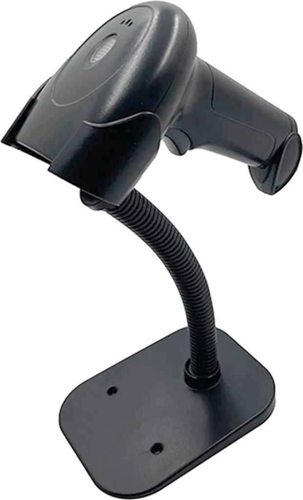 USB-Barcode-Scanner 1D-Handheld-Barcode-Leseger?t mit St?nder Unterstuetzung Papiercode Kompatibel mit Windows Android Linux-System fuer Supermarkt...