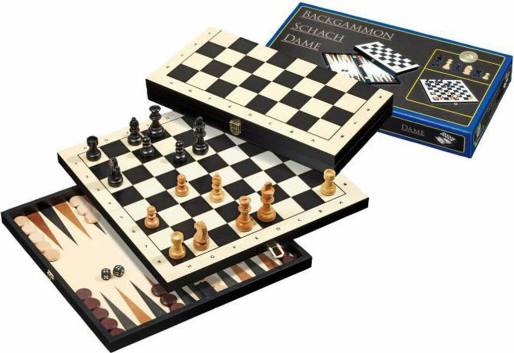 Reise-Schach-Backgammon-Dame