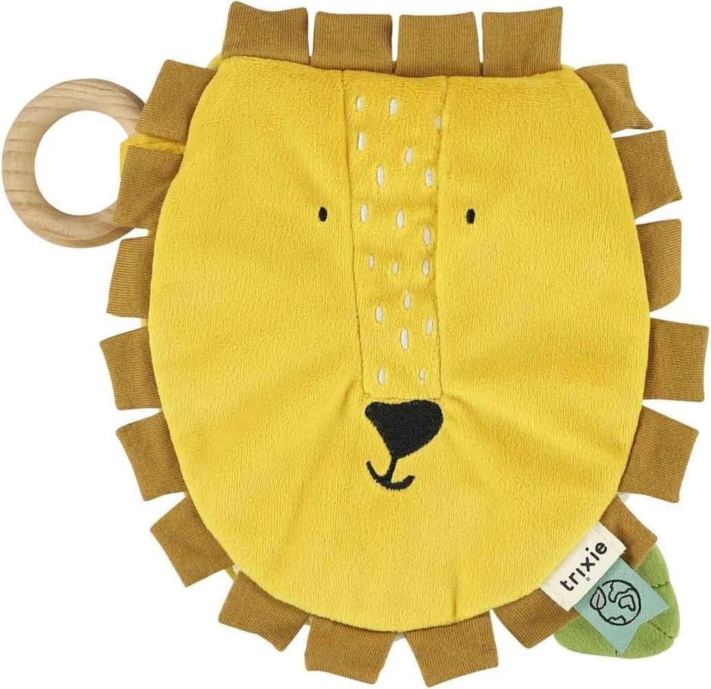 Trixie Fühlbuch Baby Mr. Lion - interaktives Babybuch gelb Karton