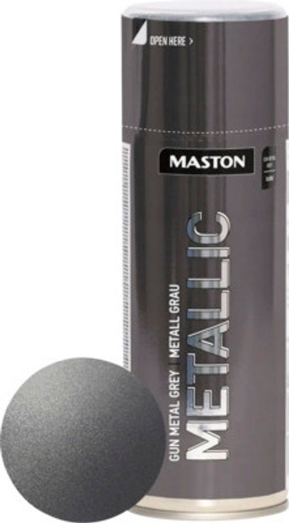 Maston Metallic - Gun Metal Grau - Sprühfarbe - 400 ml Produktbild 