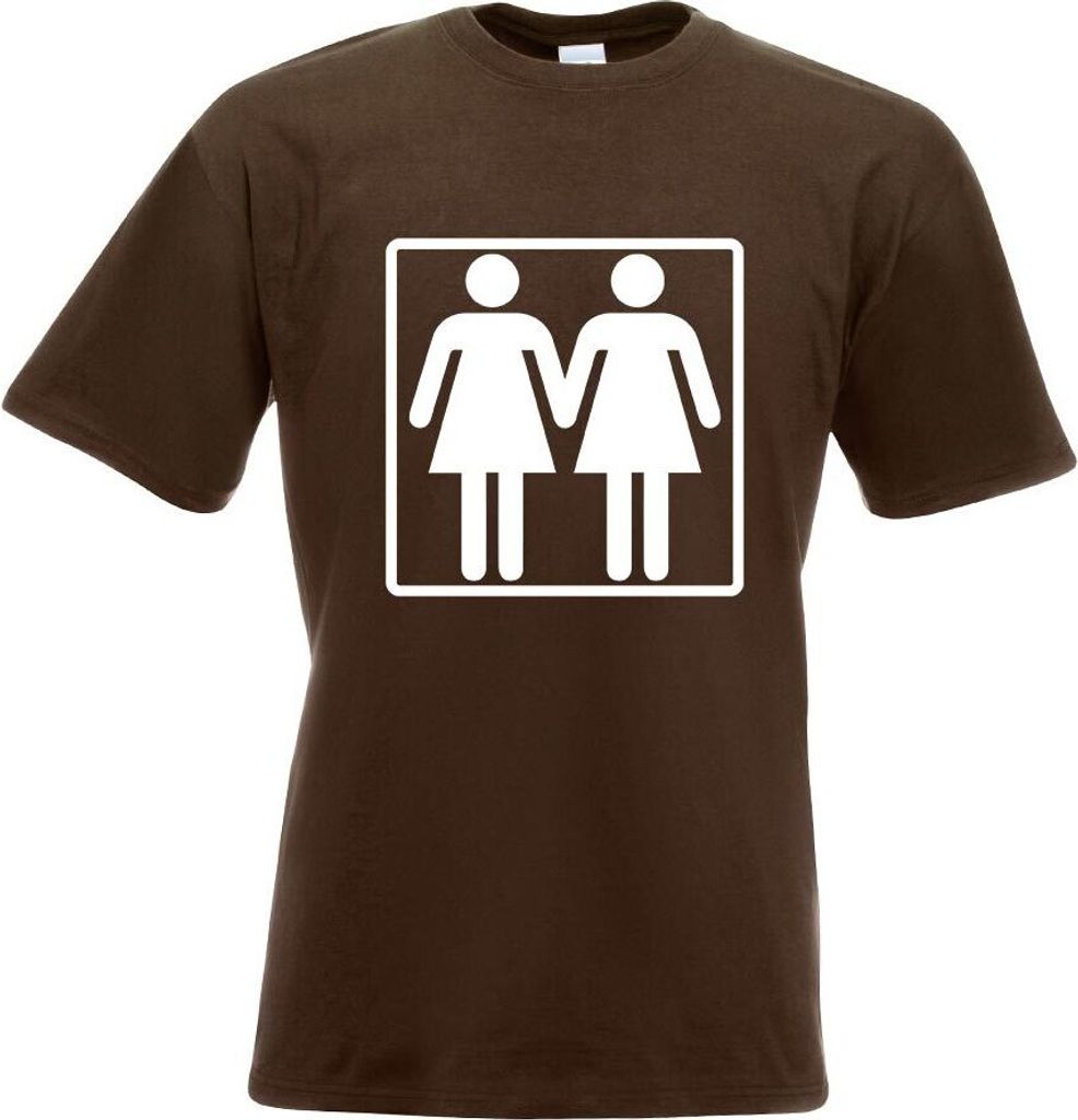 Kiwistar - T-Shirt - Chocolate - Lesbisch Motiv Bedruckt Funshirt Design Print - mit Motiv Bedruckt - Funshirt Design - Sport - Freizeit - Herren - S