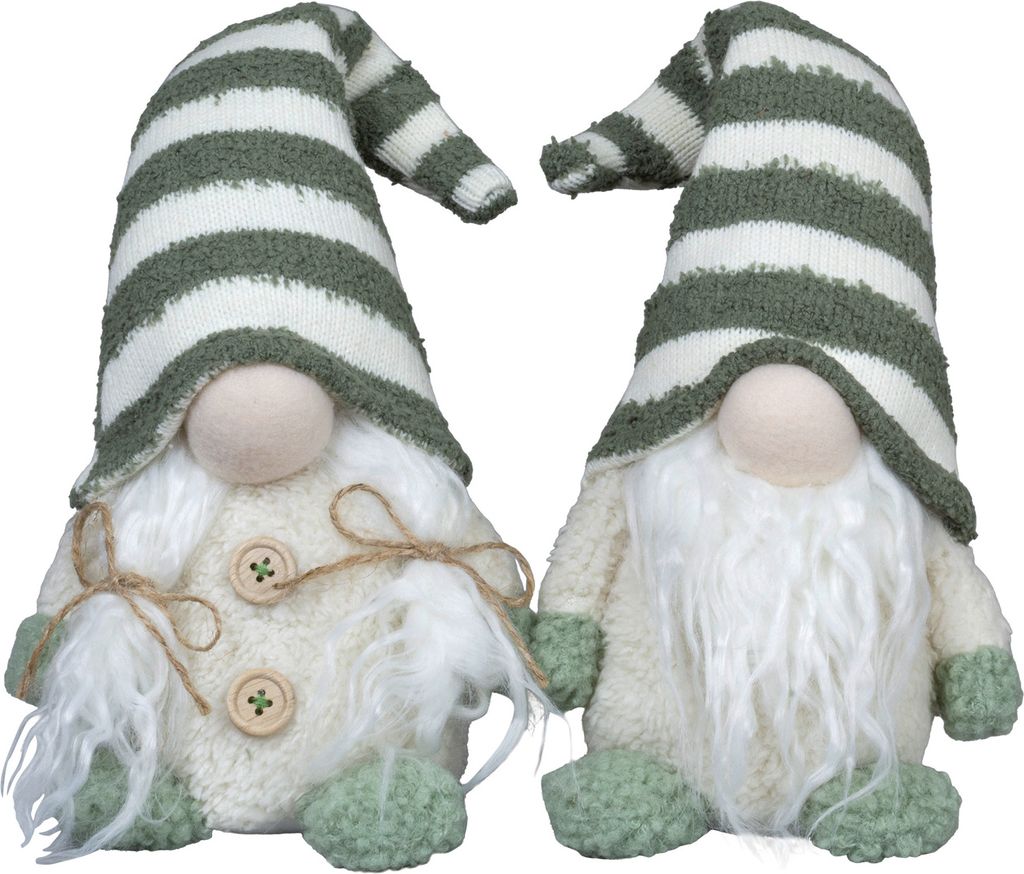Wichtel 21cm (35cm)2er Set Dekofigur Weihnachten