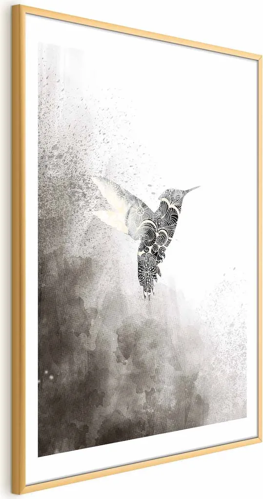 Poster Carta Poster - Etnico Colibrì 60x90 cm Animali g-A-0159-ao-a