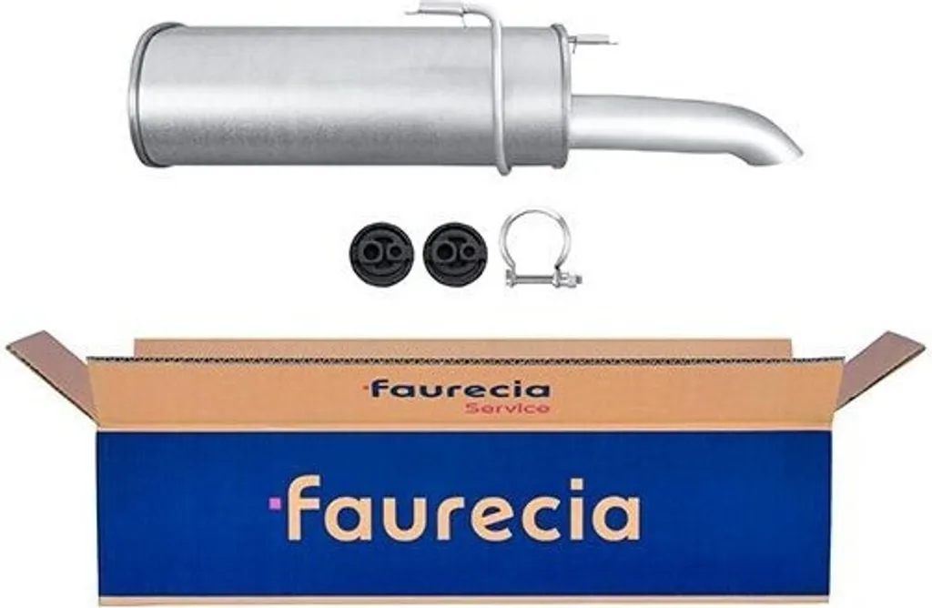 Silencieux Arrière HELLA 8LD 366 032-241 pour Peugeot 406 - Qualité OE
