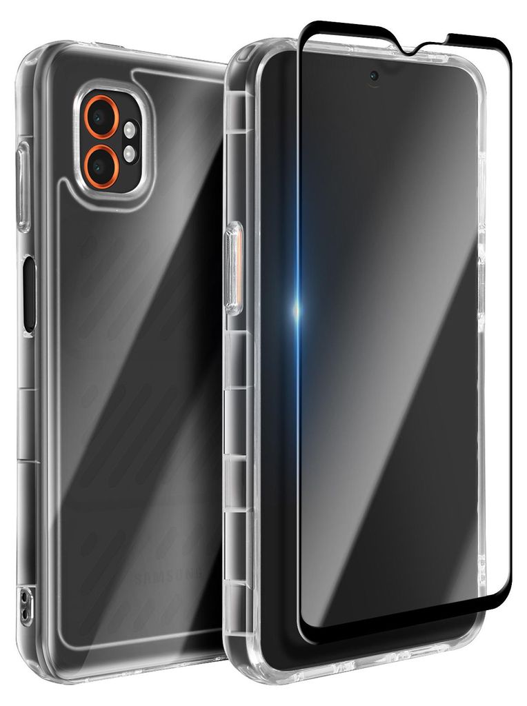 Avizar, Galaxy Xcover 7 Pro Hülle + Panzerglas, Transparent