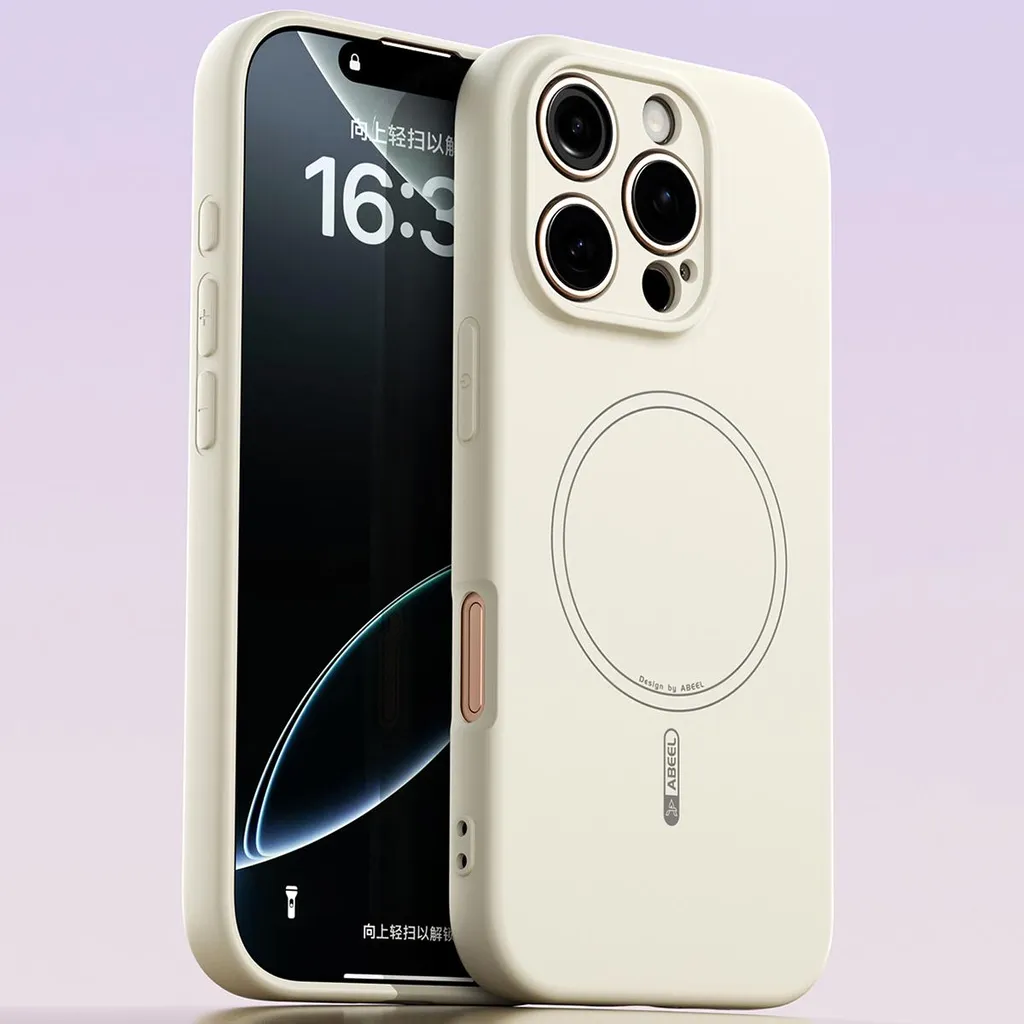 Migliore Cover iPhone 16 Pro Beige MagSafe: Test Anti-caduta Silicone