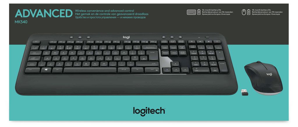 Logitech 920-008675, Bezdrôtový, RF Wireless, Membránový Obrázok produktu 