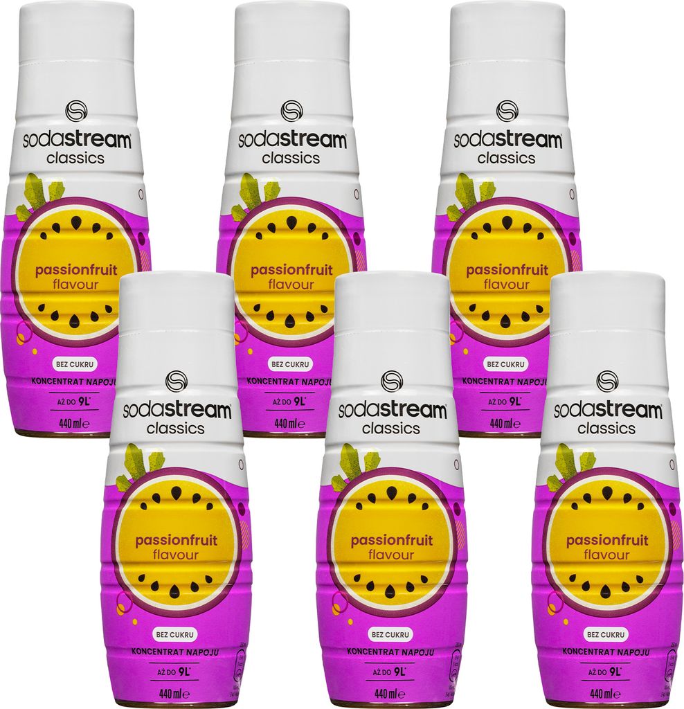 SodaStream Passionfruit Zero Syrup 440ml, 6 kusov Obrázok produktu 