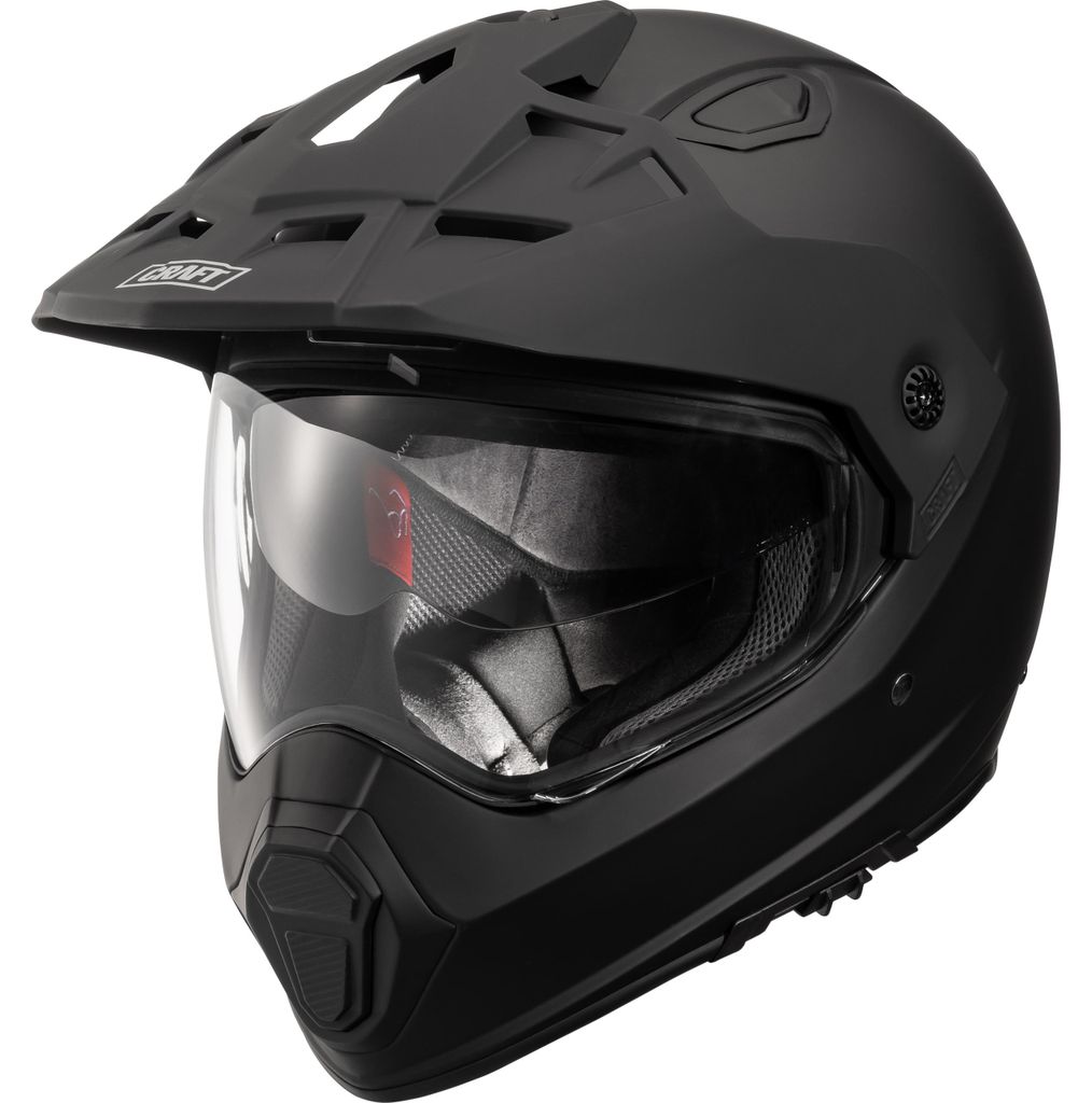 Craft Fiberglas Endurohelm mit Visier und Belüftung, ECE 22/06
