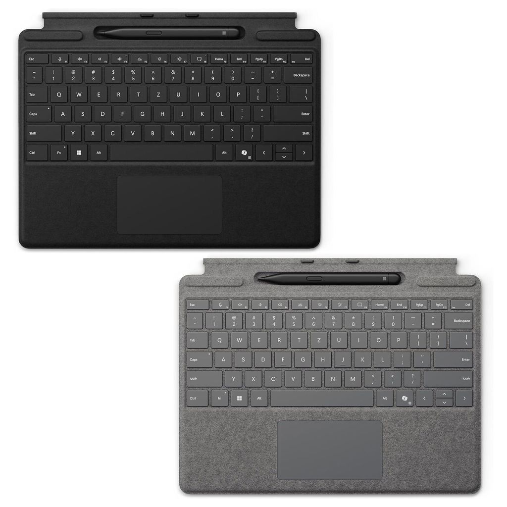 Microsoft Surface Pro Keyboard mit Surface Slim Pen, Farbe:Silber