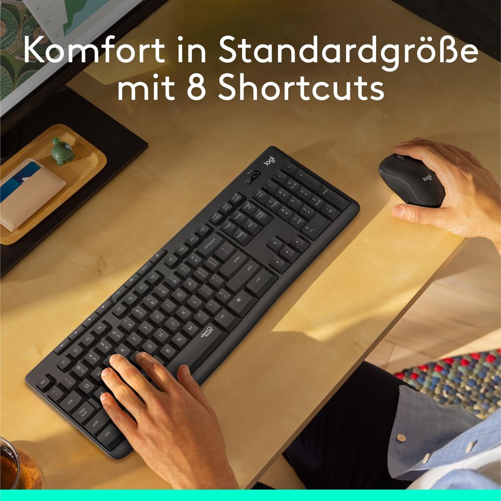 LOGITECH MK295 Silent Wireless Combo - GRAPHITE - DEU - Zdjęcie produktu 28