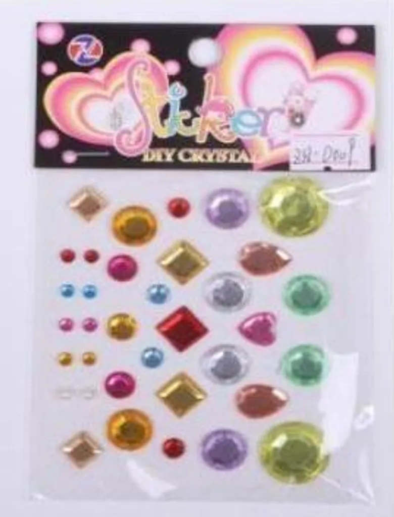 Strass Adesivi per Bambini 35 Pezzi - Lavoretti Magici senza Confusione