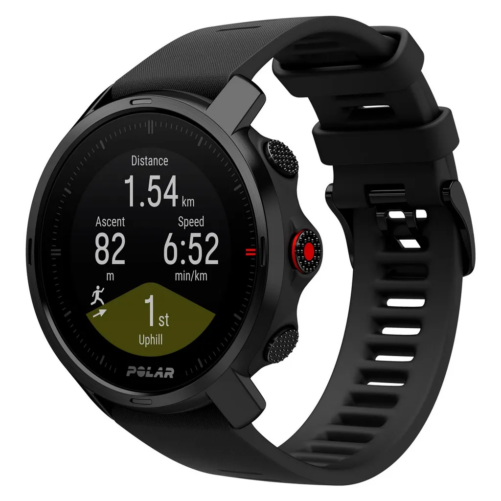 Montre Multisport Polar Grit X Noire Idéale pour Cyclisme et VTT GPS