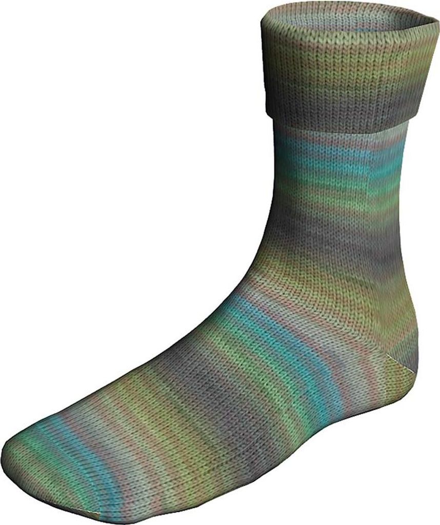 Lang Yarns - Super Soxx Color 6-fach/PLY TimeOfDay Soxx 0531 grün blau braun 1147 twilight