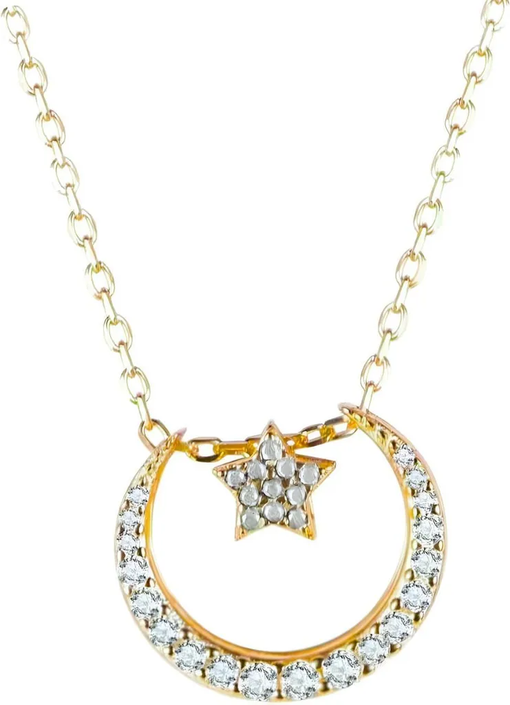 Collana mezzaluna in giada - Cose Cosi Gioielli