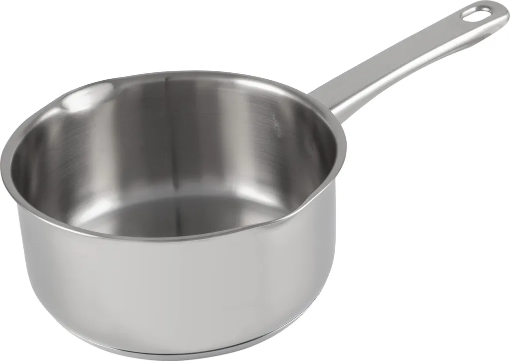 Casseruola con 2 beccucci versatori in acciaio inox, Ø 16 cm, adatta a tutti i tipi di fornelli, compresa l'induzione, COSY & TRENDY DAILY