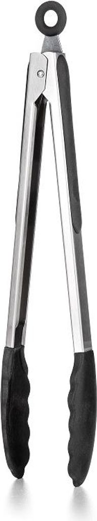 Küchenzange, Edelstahl + Silikon, für Fleisch, Grill Culinaria 30,5 cm