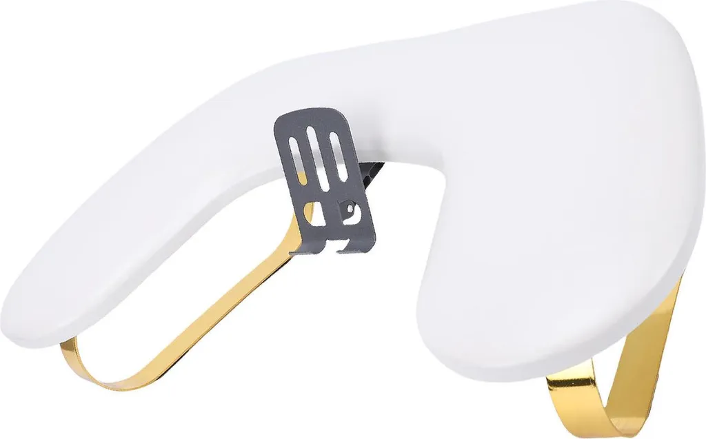 Repose-main ongles cuir Tech-PU blanc avec support mobile réglable U