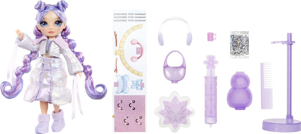 Lalka Rainbow High Winter Wonderland - fioletowa Zdjęcie produktu 