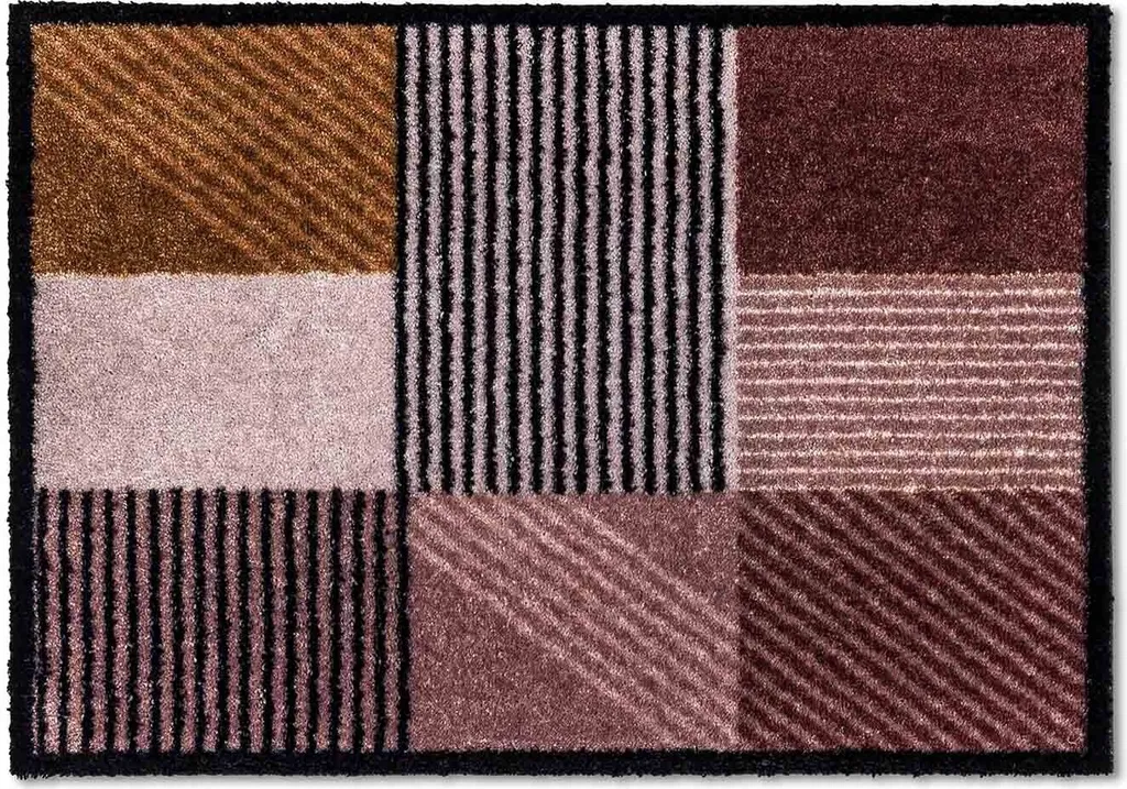 Paillasson Absorbant MANHATTAN Vieux Rose 50x70 cm Finition Premium